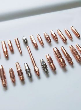 机器人配件宾采尔导电嘴铬锆铜铜咀气保焊枪机器人专用导电咀