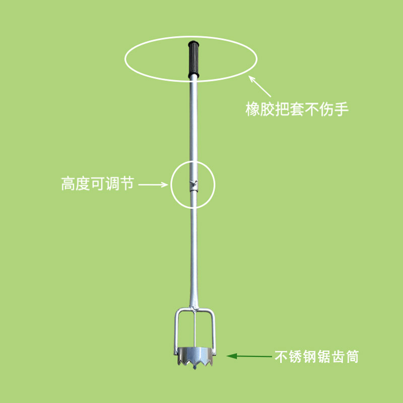 适用薄膜黑色地膜打孔器农用破膜开孔神器打洞器农业大棚种植烤烟 农机/农具/农膜 移栽器/移苗器/地膜打孔器 原图主图