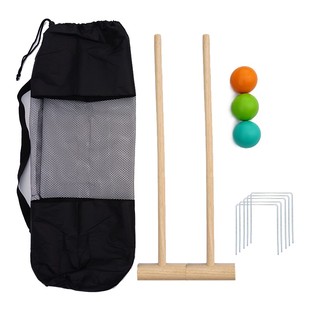 适用门球槌球croquet杆子木质配件户外运动儿童感统训练趣味集体