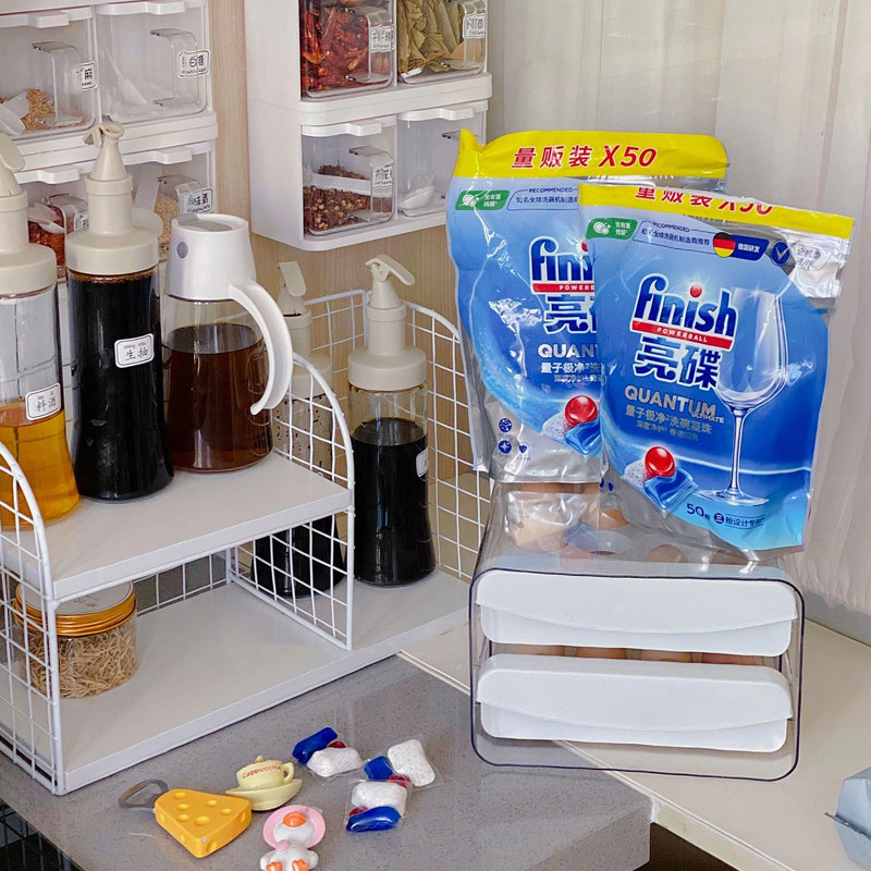 finish亮碟洗碗凝珠100颗洗碗机专用洗涤剂非洗碗粉洗碗块洗碗盐