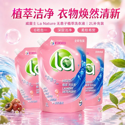 威露士La6效合1植萃洗衣液