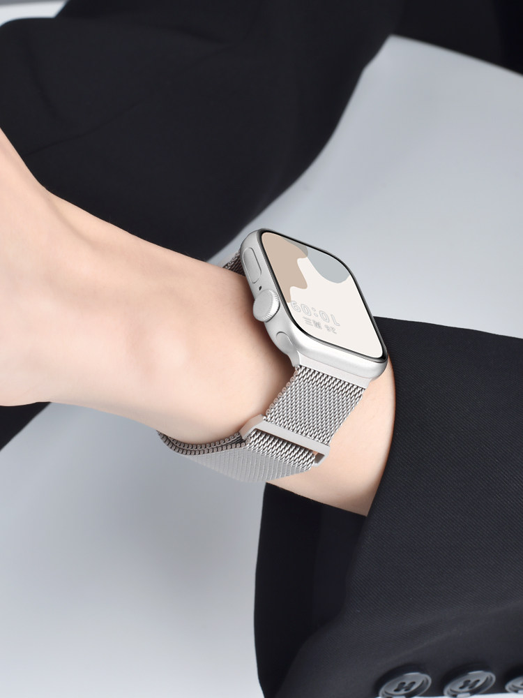 适用iwatch米兰双节款表带wezi图片