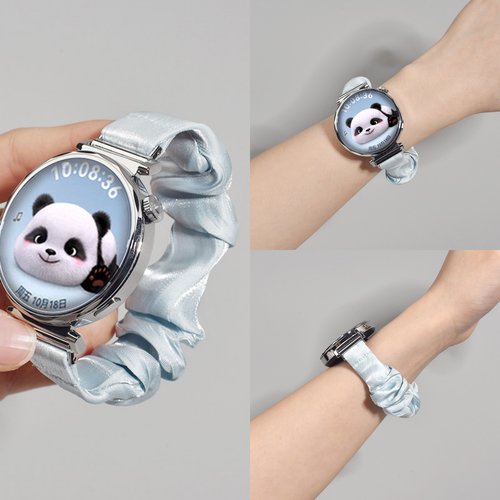 适用华为gt4表带发圈gt5/2配件watch5/4智能gt3pro女款41mm手表带gt6/5pro小米s4华米三星高级感荣耀gs表带