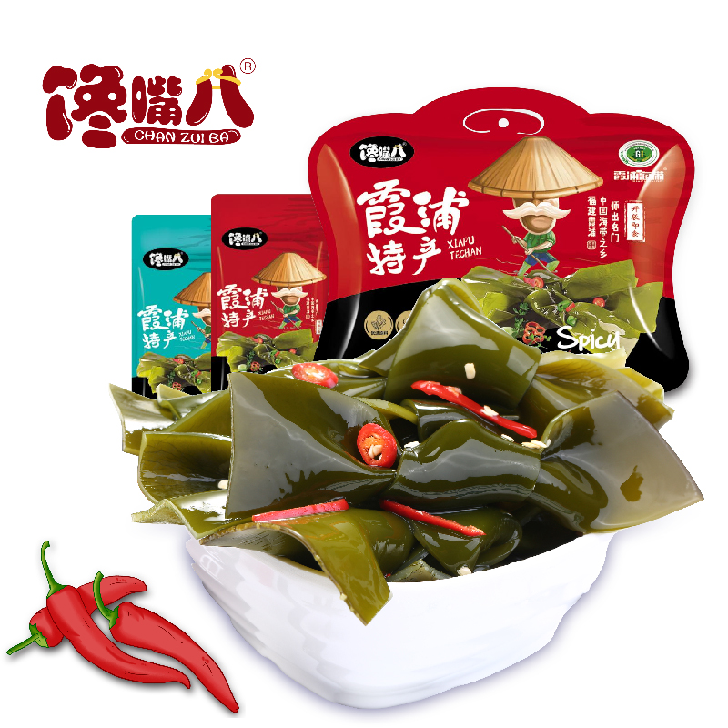 即食开胃海带结馋嘴八酸辣可口