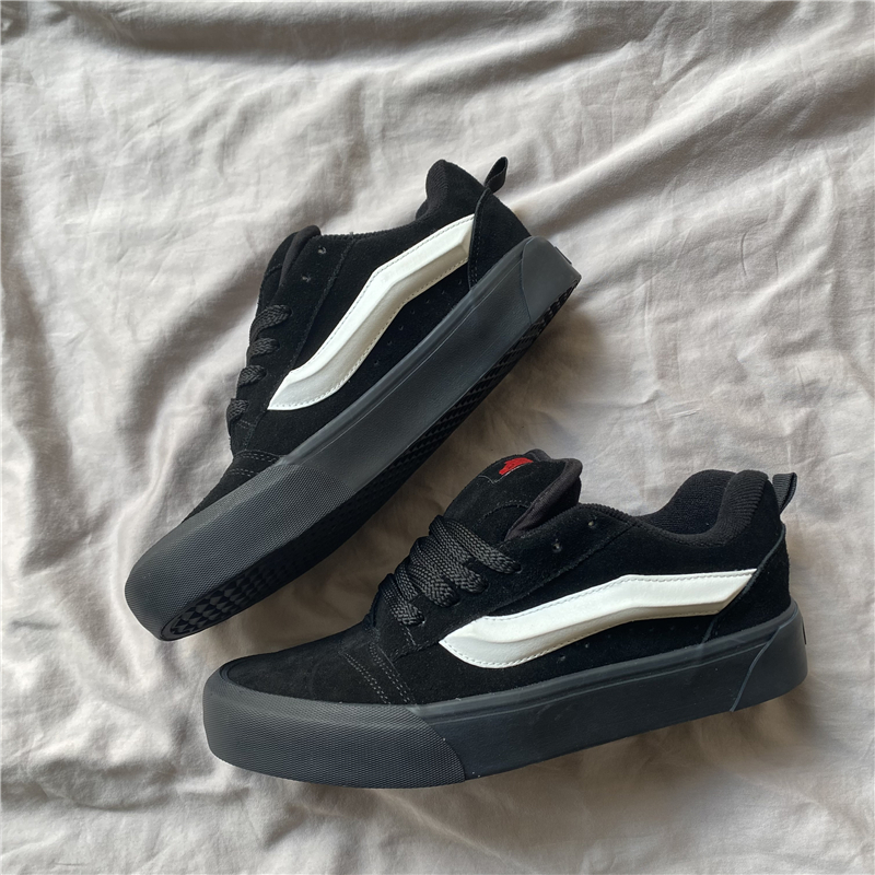 Knuskool全麂皮黑色胖胖