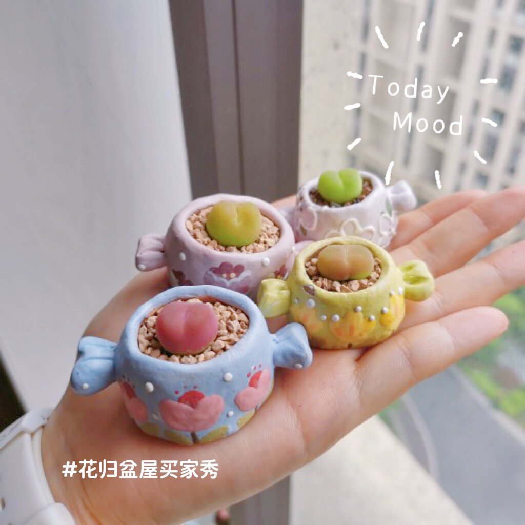 花归糖果mini立体手绘可爱