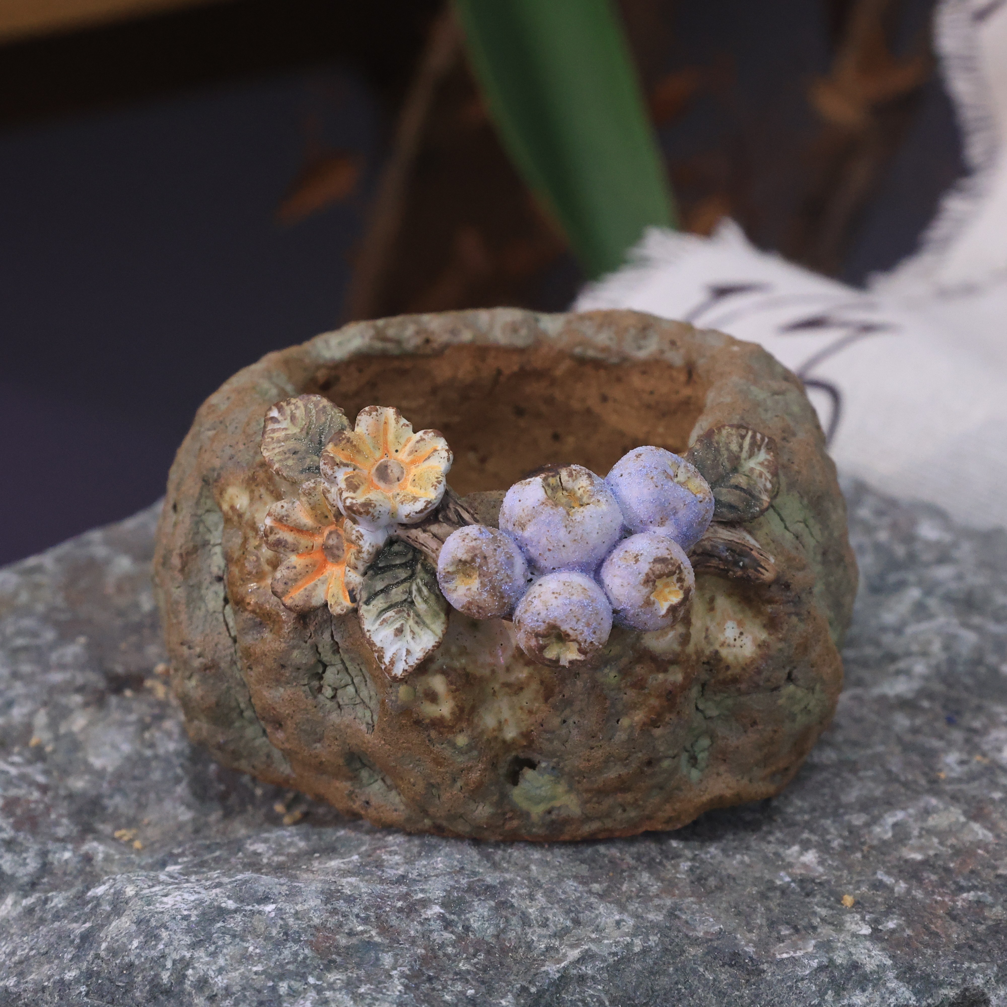 【汐咪北村系列】汐小妹独家孤品设计款花盆粗陶矿物质土养肉,鲜花速递/花卉仿真/绿植园艺,花盆,淘宝优惠券,粉丝福利购,淘宝优惠卷