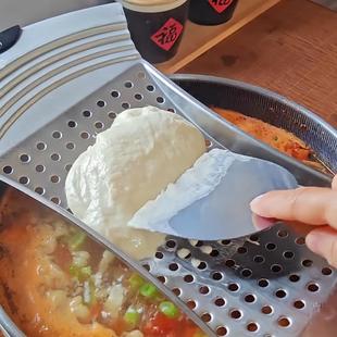 疙瘩汤专用漏勺山西抿圪斗擦尖面工具家用炒不烂子凉虾抿豆面模具
