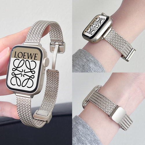 手环9pro/watch6磁吸金属带麦穗