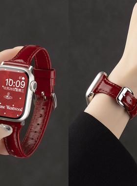 适用小米手环9pro表带真皮8/7por腕带高颜值红米watch6手表带高级感redmi watch5/4秋冬女款3智能2运动1手带