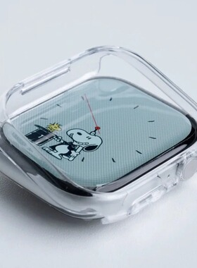 适用iwatchs10表壳苹果iwatch9手表applewatchs8保护套se版壳watchs7保护表壳applewatch10手表壳s11透明表框