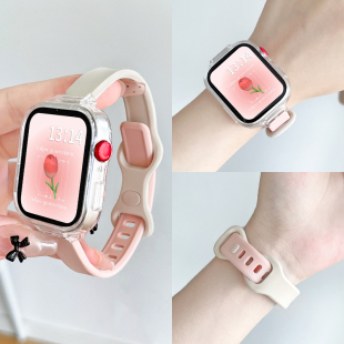 手链watchfit2 new雅致款 1手表带新款 fit 替换配件女生 硅胶表链智能运动手表watch 适用华为fit3手表表带女款