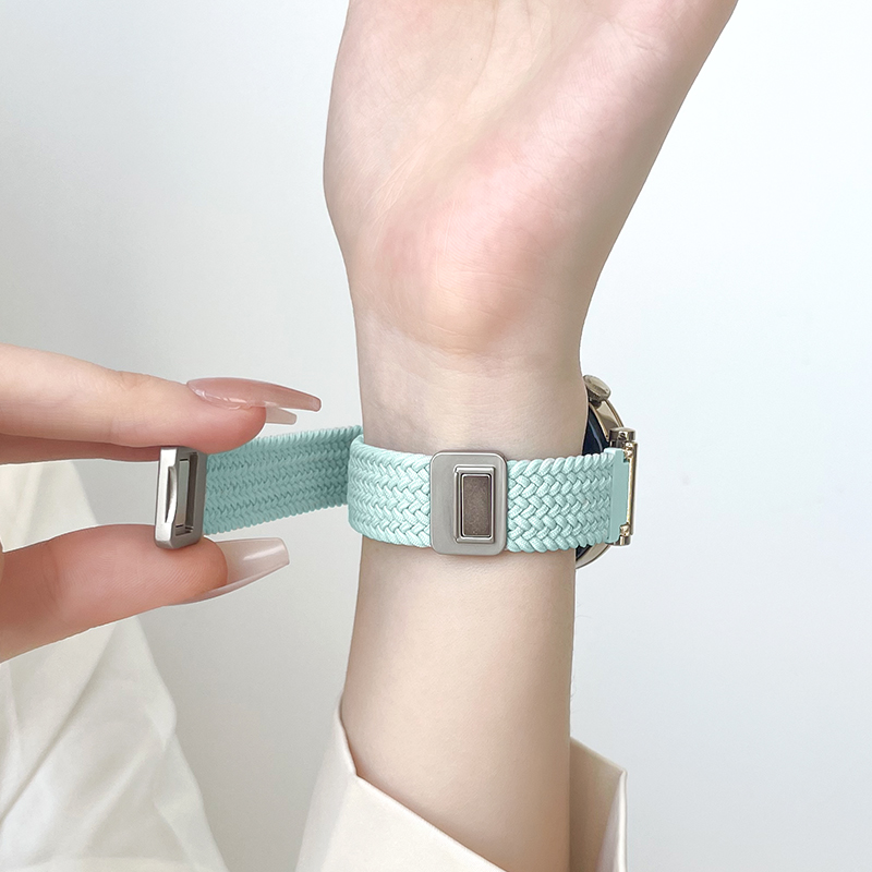 psnld华为gt4尼龙编织磁吸表带夏