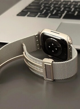 适用小米手环9/8/7pro表带新款米兰金属红米手表watch6/5/4腕带智能九版pro磁吸手表带redmi watch3/2手带