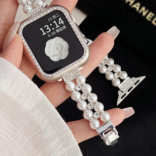 适用华为手表fit4表带金属watch fit4pro系列女生新款智能运动腕表watchfit3手环腕带2创意女款1高级感手表链