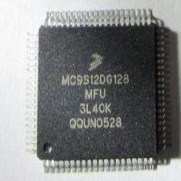 MC9S12DG128CFU 3L40K 奥迪A6L转向柱电脑J518易损CPU 全新 80脚