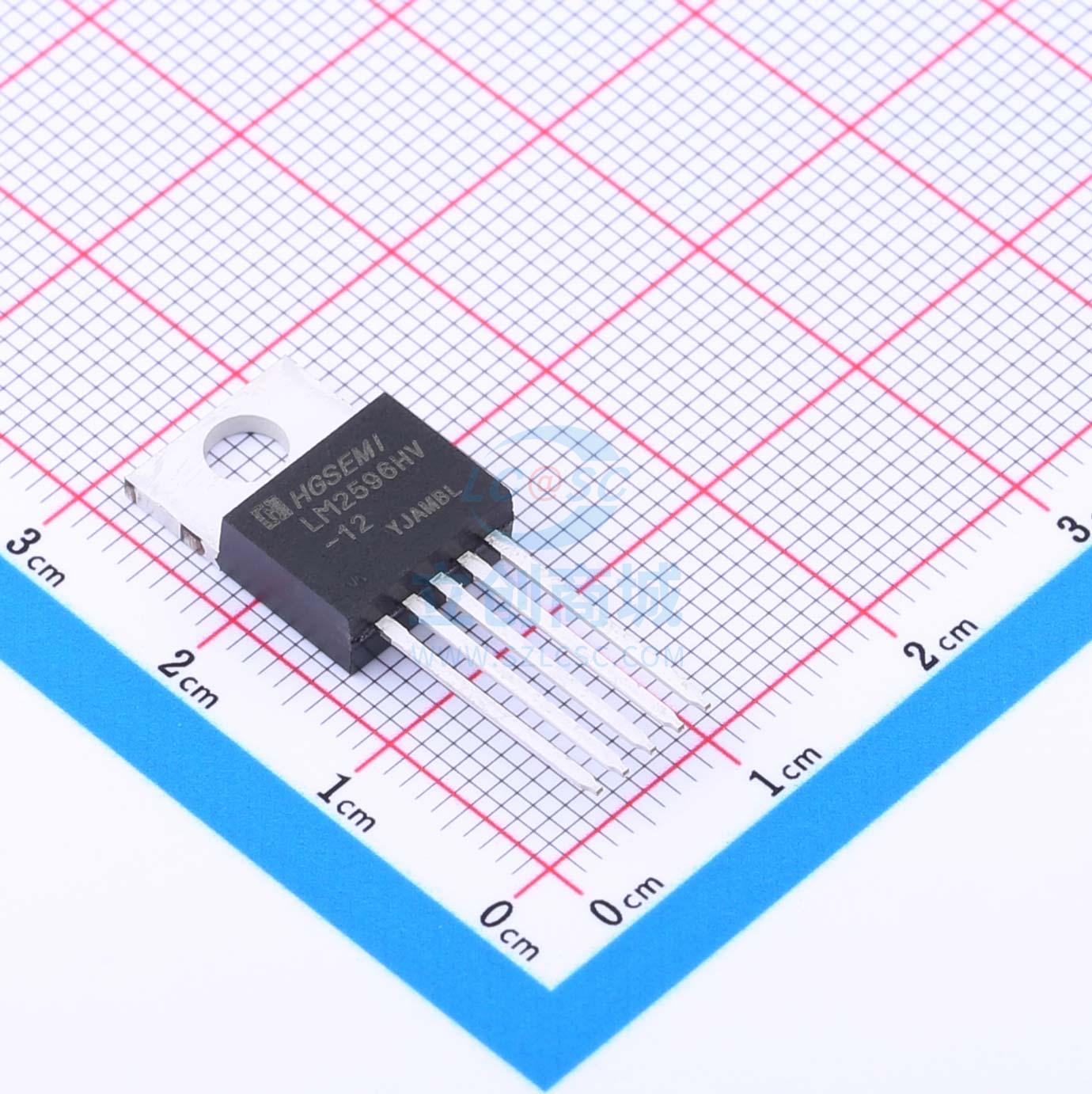 DC-DC电源芯片 LM2596HVT-12 TO-220-5