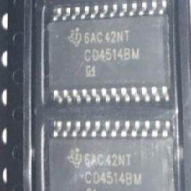 宽体-贴片 CD4514BM 原装进口 SOP-24 德洲全新 4位-16线译码器