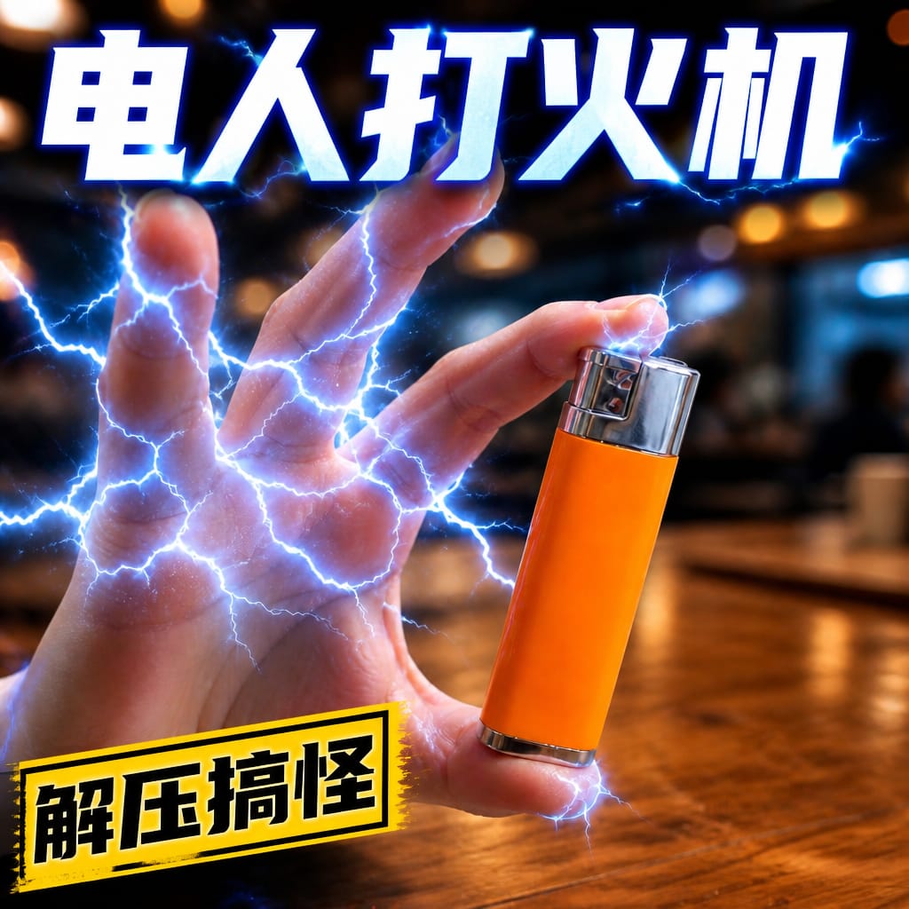 2026新款仿真电打火机整蛊玩具