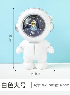 时钟太空人宇航员存钱罐大号储钱罐2024年新款儿童男孩女孩储蓄罐