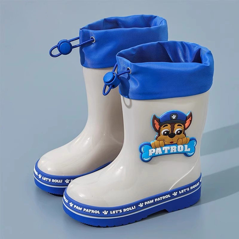 儿童中高筒雨鞋幼儿园专用恐龙卡通水靴防水防滑水鞋反复使用胶鞋