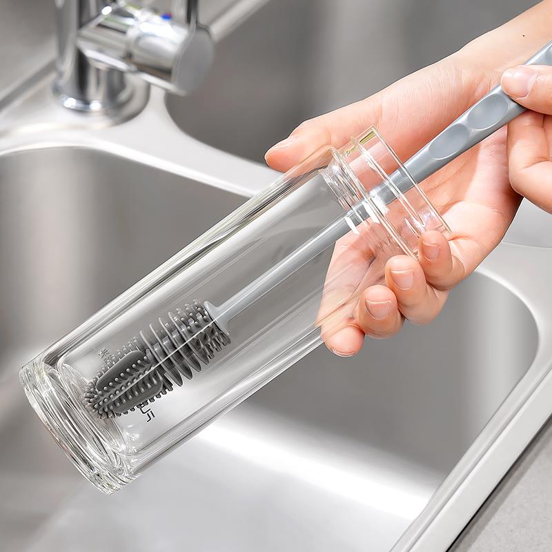 长柄杯刷硅胶多功能无死角