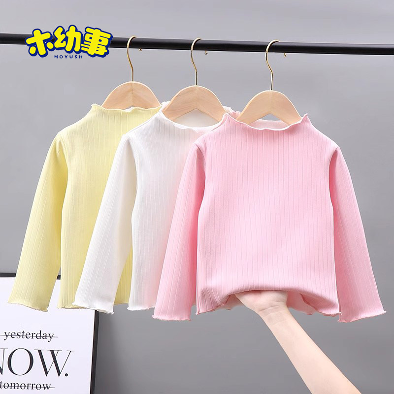女童保暖打底衫木幼事亲肤舒适