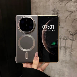 自带镜头膜适用华为mateX5手机壳新款mateX6折叠屏高级感磨砂X3典藏版金属漆X5磁吸无边框超薄散热保护套硬男