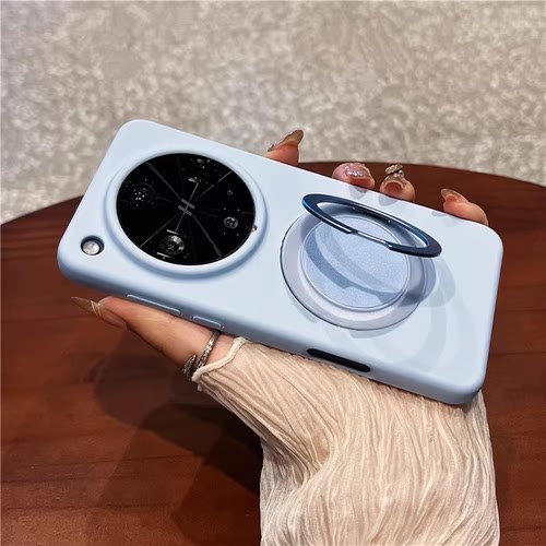 findx8pr液态硅胶旋转磁吸支架壳