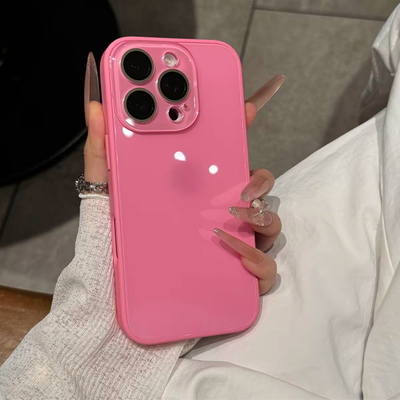 16pm带镜头膜糖果纯色玻璃全包壳