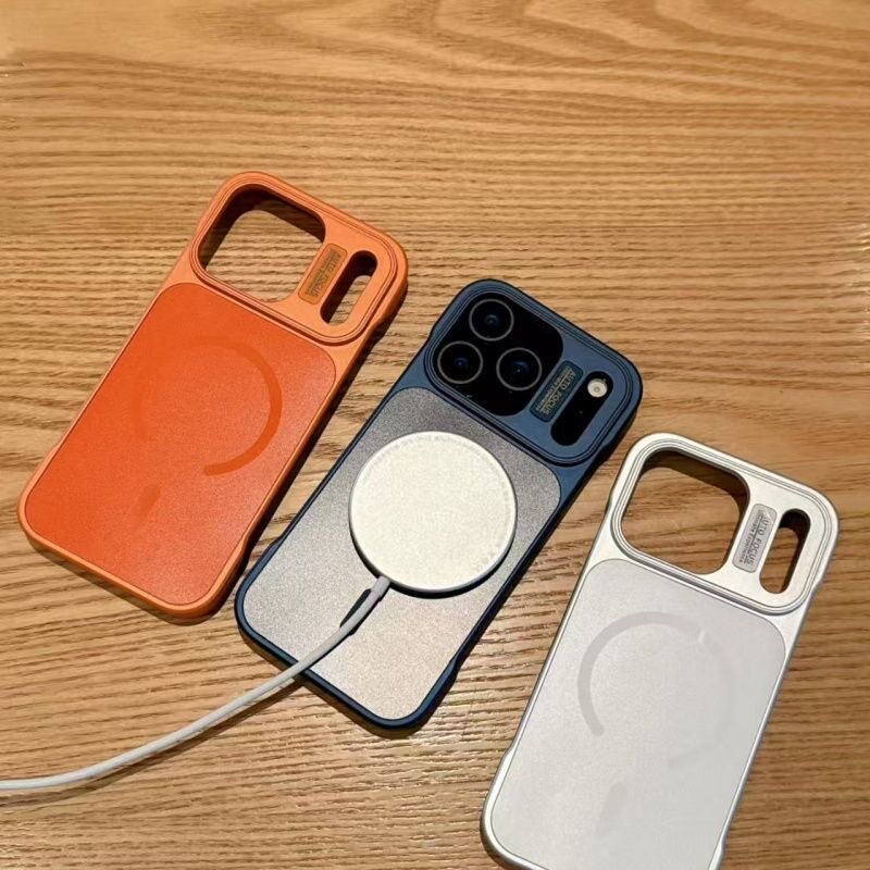 超薄无边框适用iPhone17promax手机壳新款17pro肤感16pro磨砂磁吸15pm散热透气14简约高级感13防摔保护套男硬