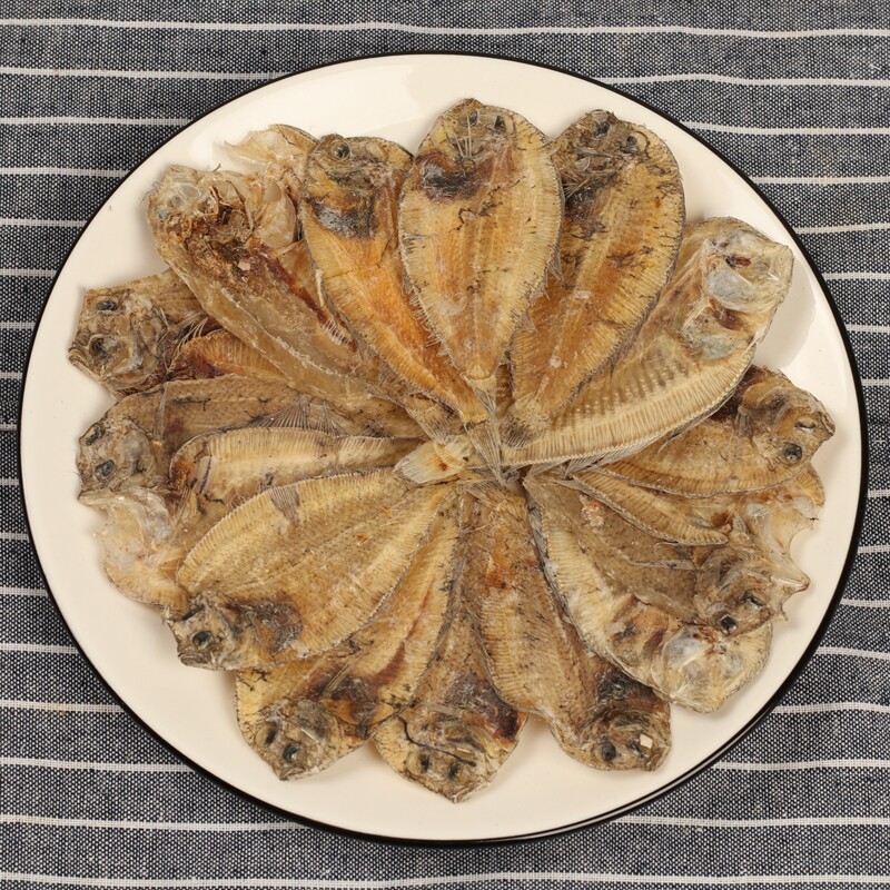 铁脯鱼干大地鱼干扁鱼水产干货云吞面汤底饺子馅调味料品小号