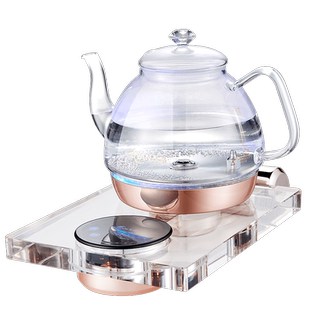 高端全自动上水电热水壶水晶玻璃底部上水智能茶艺炉恒温