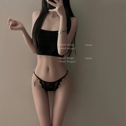 蕾丝舒适蝴蝶结纯欲三角裤女