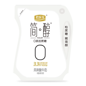君乐宝简醇0蔗糖酸奶袋装整箱装