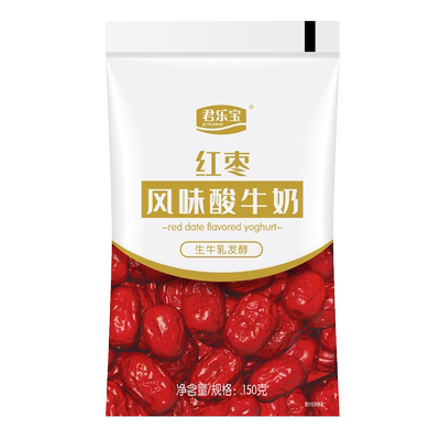 君乐宝红枣酸奶袋装早餐奶牛奶
