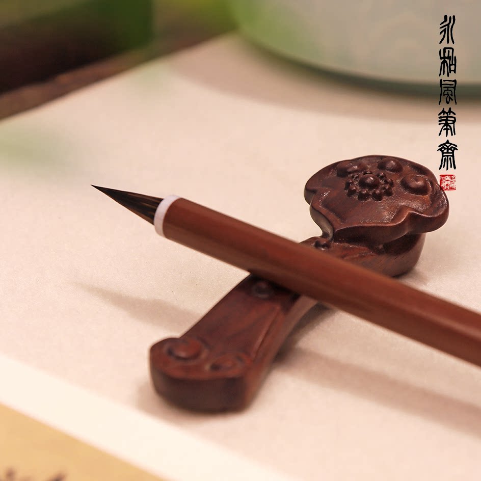 紫颖小楷善琏湖笔永和风笔斋兔毫紫毫兼毫毛笔书法专用