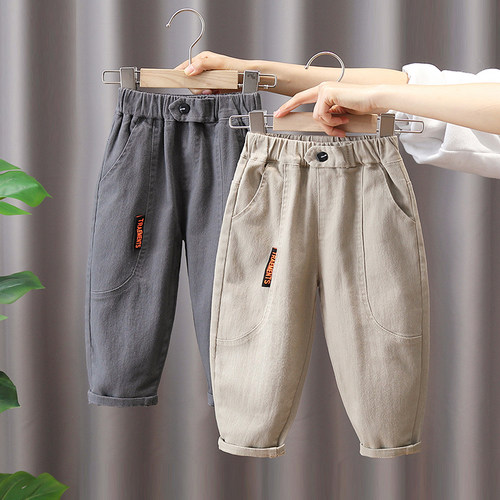 长裤棉男童纯棉裤子纯棉
