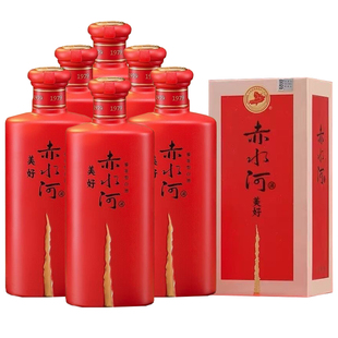 贵州酱酒 6瓶酱香型酒送礼整箱装 赤水河美好 53度500ml