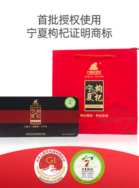 六盘正杞红宁夏枸杞礼盒300g宁夏特产贡果特优免洗绿色正宗构纪子
