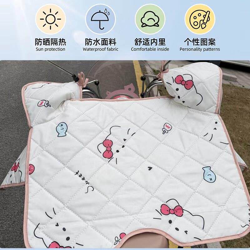 电动通用隔挡风被夏季防挡风被拉水防晒遮阳天罩电瓶机车防雨热车