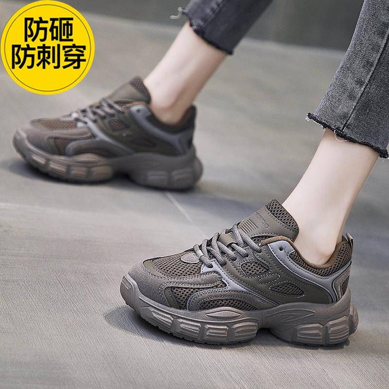 轻便钢头头鞋劳钢保鞋女款夏季士女新款防砸包四季女式ING新式透
