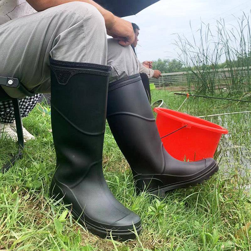 德系长VTP筒钓鱼雨靴款厚蛇水鞋成加人路亚专用男雨鞋防滑防防水