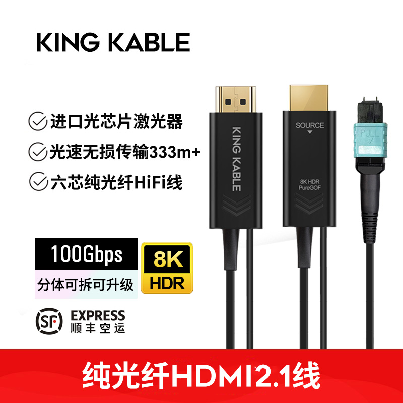 kingkable纯光纤HDMI2.1