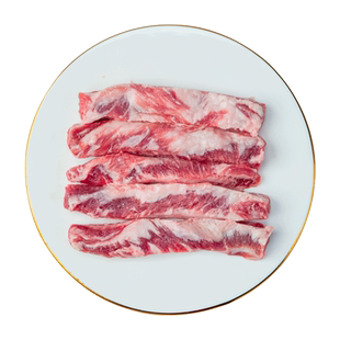 西班牙原装进口伊比利亚黑猪肉猪肋排梅花肉下颚肉心松板肉猪肋条