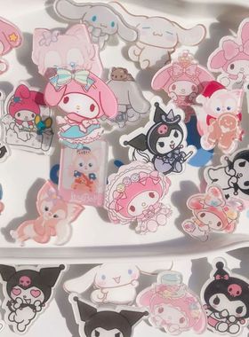 胸针可爱卡通书包挂件别针小饰品徽章别针配饰库洛米玉桂狗美乐蒂