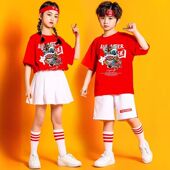 六一节儿童中国风演出服合唱服小学生运动会服装 啦啦队表演中国梦
