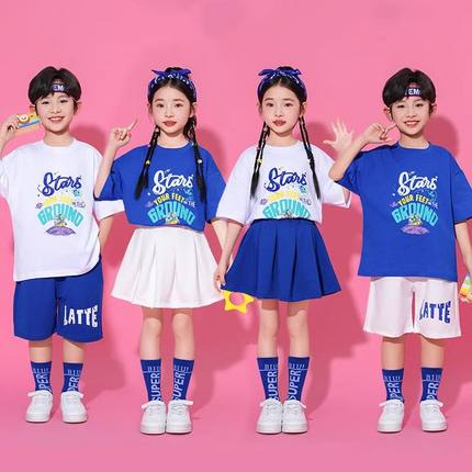 小学生运动会开幕式服装儿童拉拉队演出幼儿园班服男女童团体表演