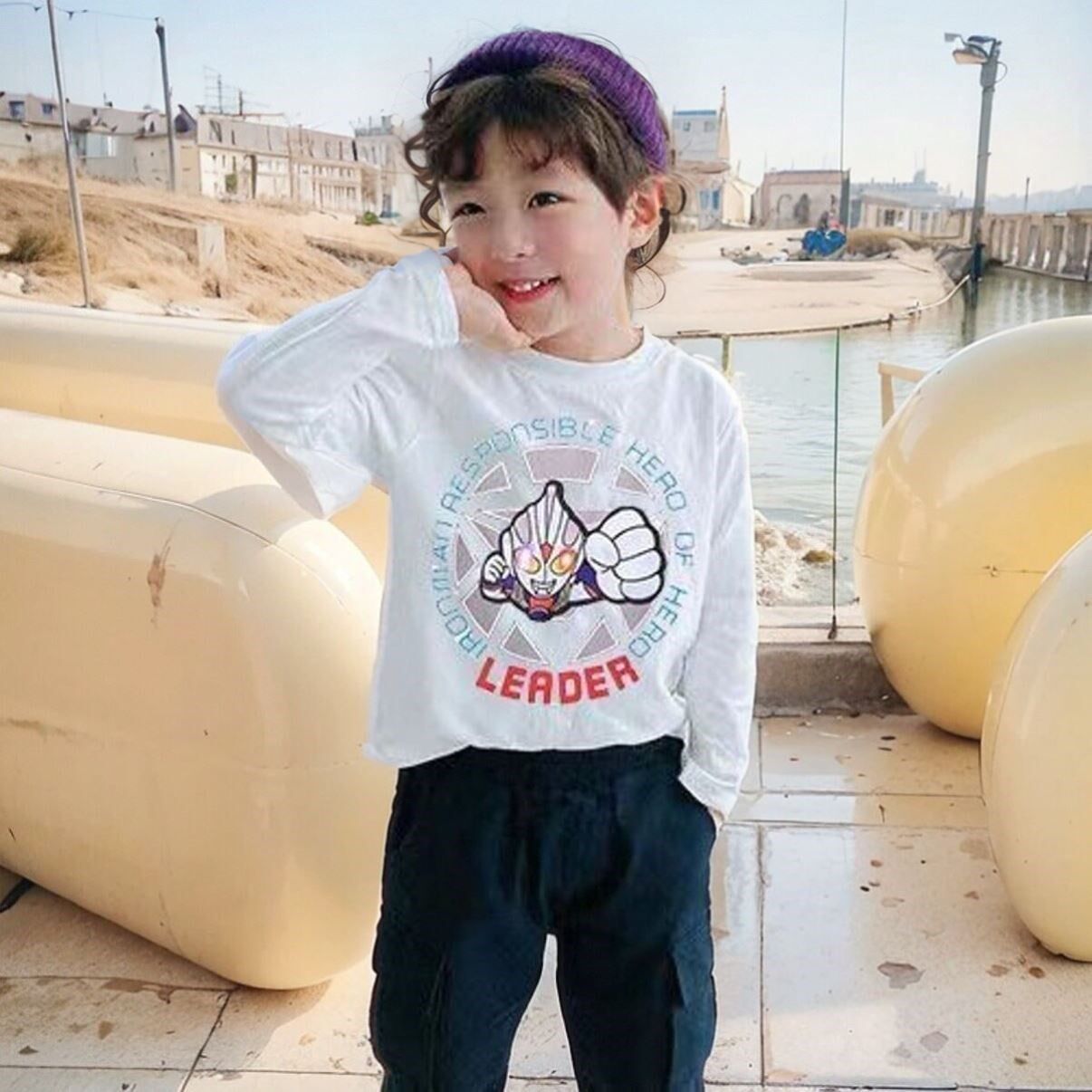 女童纯棉迪迦奥特曼长袖发光T恤春秋儿童夏季短袖男童亮灯打底衫