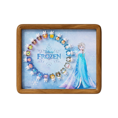 艾莎公主正版授权乳牙盒黑胡桃木